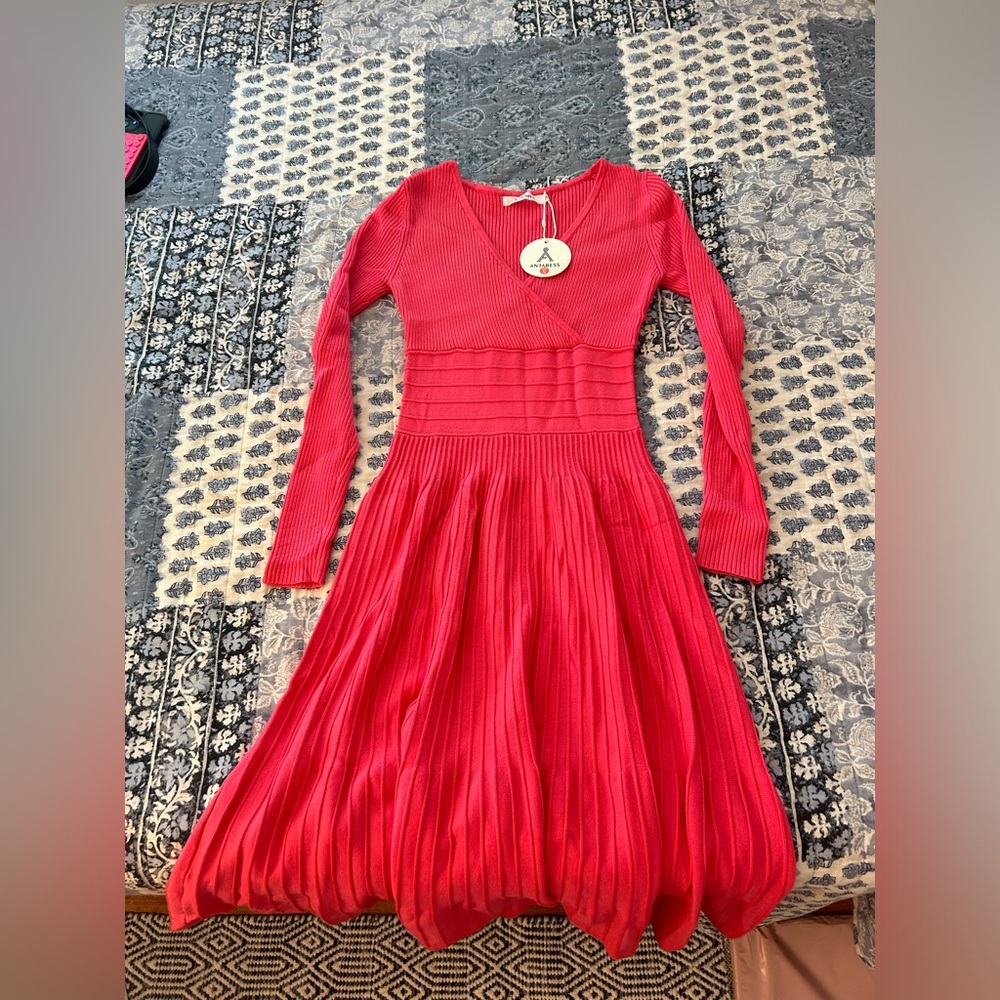 Hot Pink NWT Long Dress